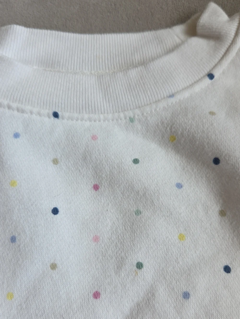 GAP Sweatshirt with Multicolor Polka Dots